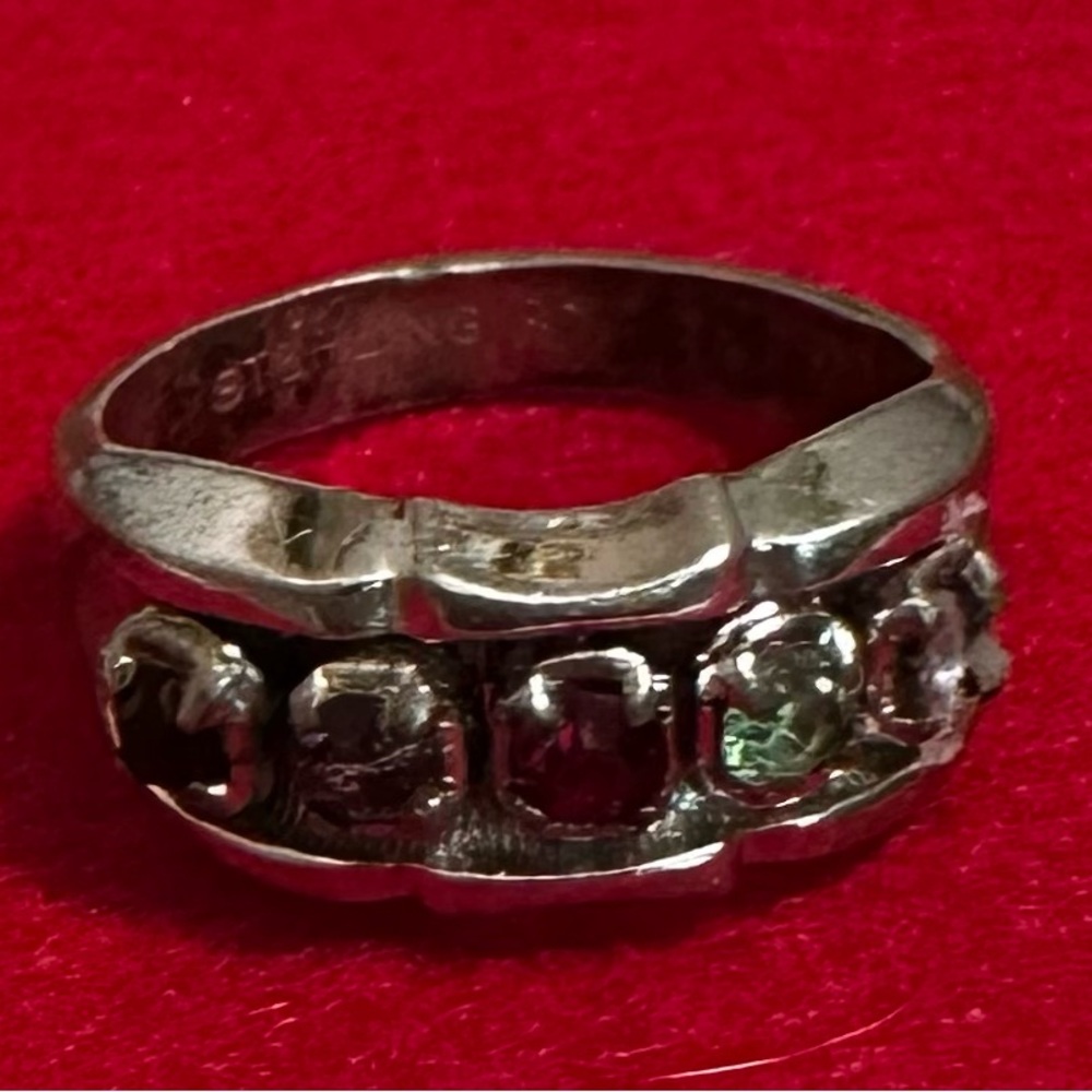 Derling Multi Colored Stone Ring - image 4